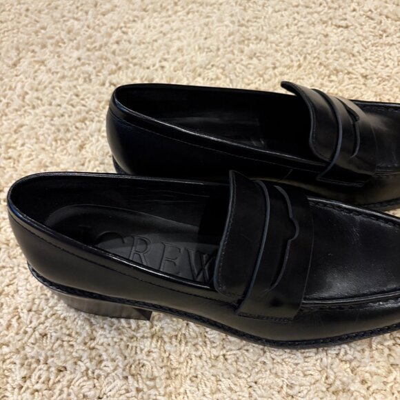 J. Crew Shiny Black Loafers - Picture 4 of 5